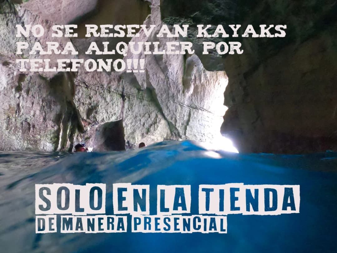 Kayak Cueva Menorca